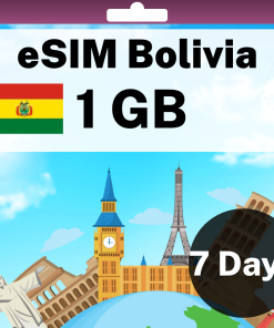 eSIM Bolivia - 1 GB - 7 days