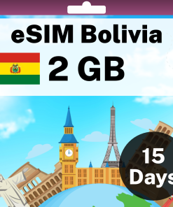 eSIM Bolivia - 2 GB - 15 days