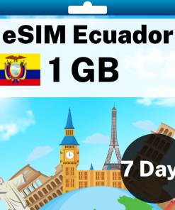 eSIM Ecuador - 1 GB - 7 jours