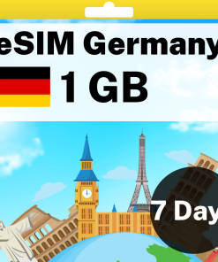 eSIM Alemania - 1 GB - 7 Días