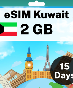 eSIM Kuwait - 2 GB - 15 days