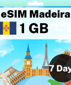 eSIM Madeira - 1 GB - 7 days