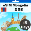 eSIM Mongolia - 2 GB - 15 days