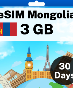 eSIM Mongolia - 3 GB - 30 days