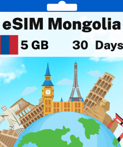 eSIM Mongolia - 5 GB - 30 days