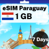 eSIM Paraguay - 1 GB - 7 days