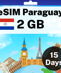 eSIM Paraguay - 2 GB - 15 days