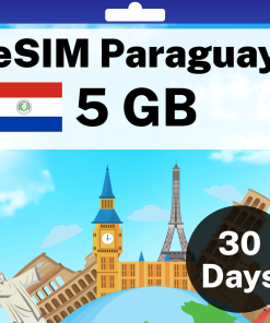 eSIM Paraguay - 5 GB - 30 days