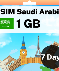 eSIM Saudi Arabia - 1 GB - 7 days