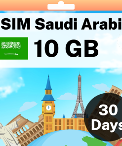 eSIM Saudi Arabia - 10 GB - 30 days