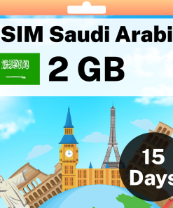 eSIM Saudi Arabia - 2 GB - 15 days