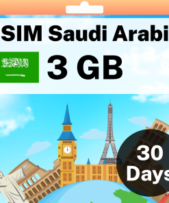 eSIM Saudi Arabia - 3 GB - 30 days
