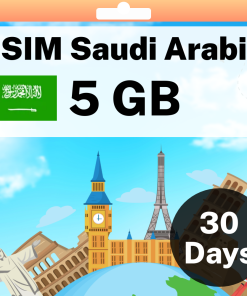 eSIM Saudi Arabia - 5 GB - 30 days