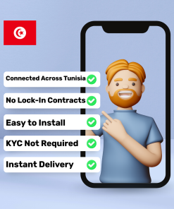eSIM Tunisia - 2 GB - 15 days