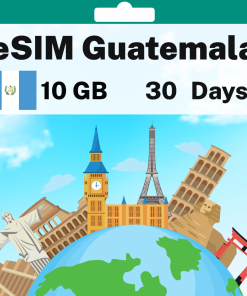 eSIM Guatemala - 10 GB - 30 days