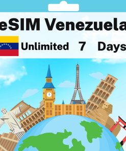 eSIM Venezuela - Unlimited - 7 days