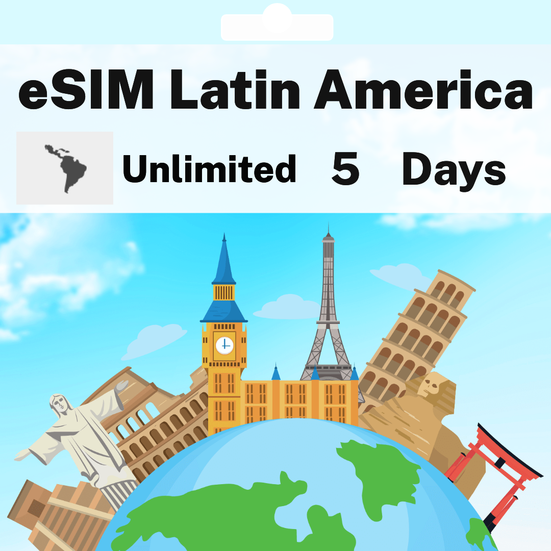 2df6a8fa-e63d-40d2-8b05-bbcdfdc29993.png eSIM Latin America - Unlimited - 5 days