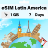 eSIM Latin America - 1 GB - 7 days