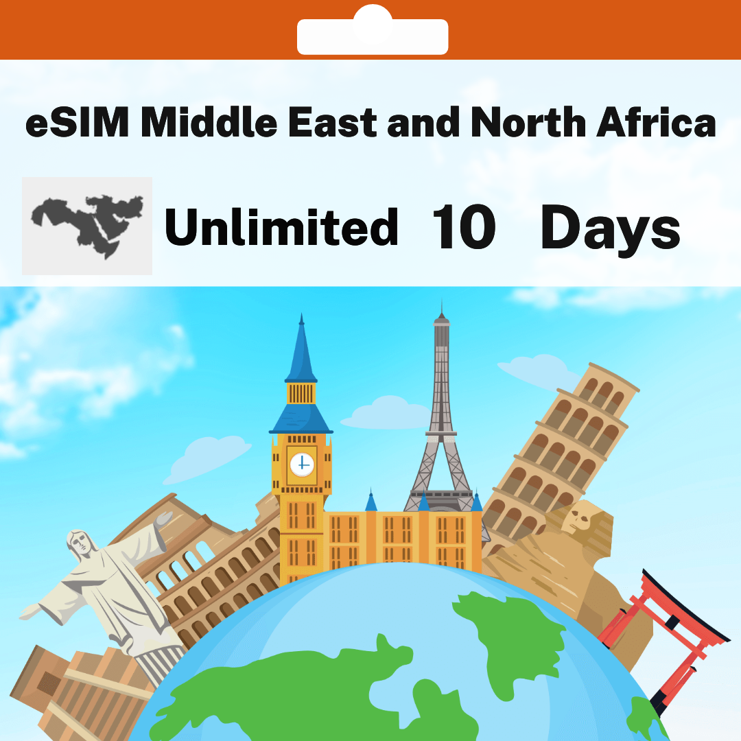 4860f0e4-dba4-4844-9493-6d39c0efe31e.png eSIM Middle East and North Africa - Unlimited - 10 days