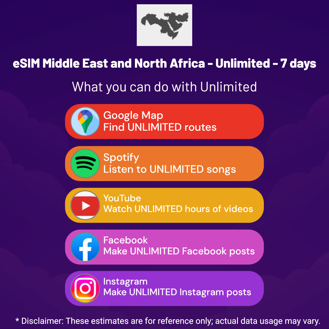 562e9583-e0dc-46bc-b451-cdf26ab18d5d.png eSIM Middle East and North Africa - Unlimited - 7 days