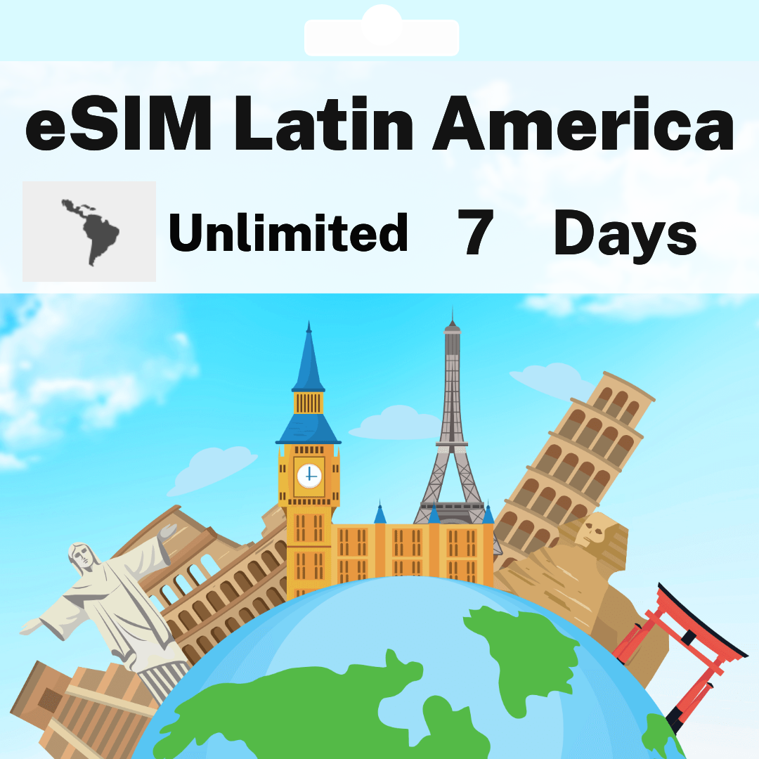 d24b3c33-474a-462f-8429-895ef0e01112.png eSIM Latin America - Unlimited - 7 days