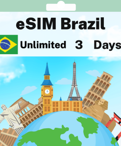 eSIM Brazil - Unlimited - 3 days