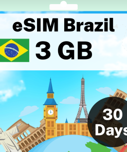 eSIM Brazil - 3 GB - 30 days