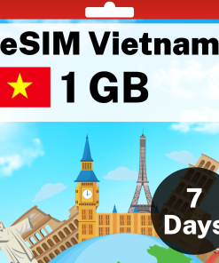 eSIM Vietnam - 1 GB - 7 days