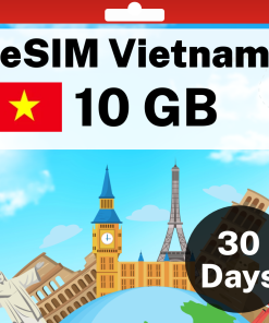 eSIM Vietnam - 10 GB - 30 days