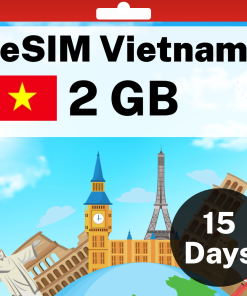 eSIM Vietnam - 2 GB - 15 days