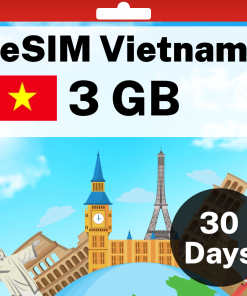 eSIM Vietnam - 3 GB - 30 days