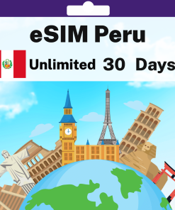 eSIM Peru - Unlimited - 30 days