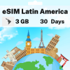 eSIM Latin America - 3 GB - 30 days