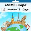 eSIM Europe - Unlimited - 7 days