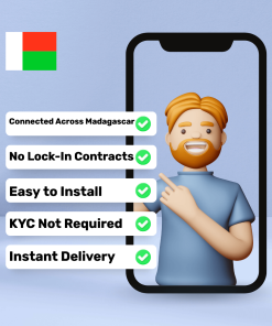 eSIM Madagascar - 20 GB - 30 days