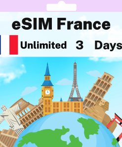 eSIM France - Unlimited - 3 days