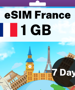 eSIM France - 1 GB - 7 days