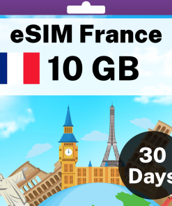 eSIM France - 10 GB - 30 days
