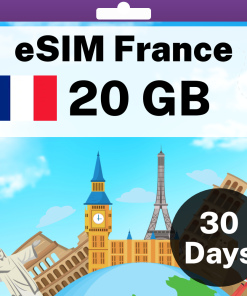 eSIM France - 20 GB - 30 days