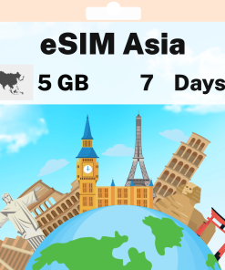 eSIM Asia - 5 GB - 7 days