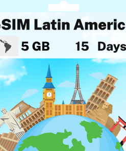 eSIM Latin America - 5 GB - 15 days