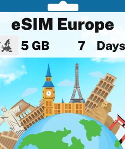 eSIM Europe - 5 GB - 7 days