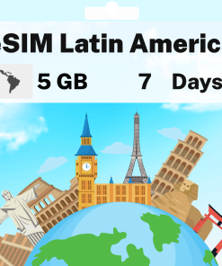 eSIM Latin America - 5 GB - 7 days