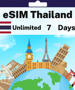 eSIM Thailand - Unlimited - 7 days