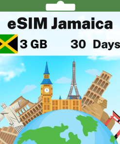 eSIM Jamaica - 3 GB - 30 days
