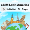 eSIM Latin America - Unlimited - 3 days