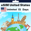 eSIM United States - Unlimited - 15 days