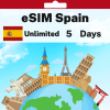 eSIM Spain - Unlimited - 5 days