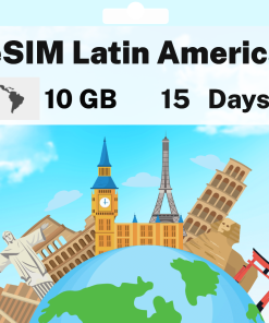 eSIM Latin America - 10 GB - 15 days