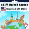 eSIM United States - Unlimited - 30 days